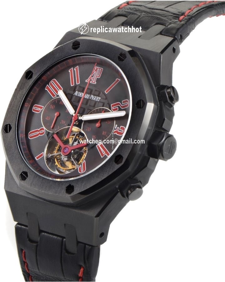 Audemars Piguet Royal Oak Tourbillon Mens watch Unisex Manual winding Carbon 26268SN.OO.D003CU.01
