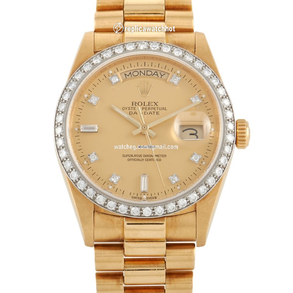 Rolex Day-Date 36 Mens watch Unisex Yellow gold Automatic 18048