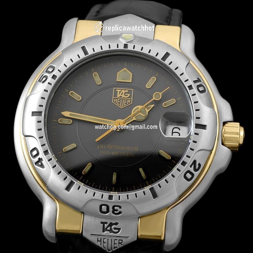 TAG Heuer 6000 Mens watch Unisex Quartz Gold Steel 8424