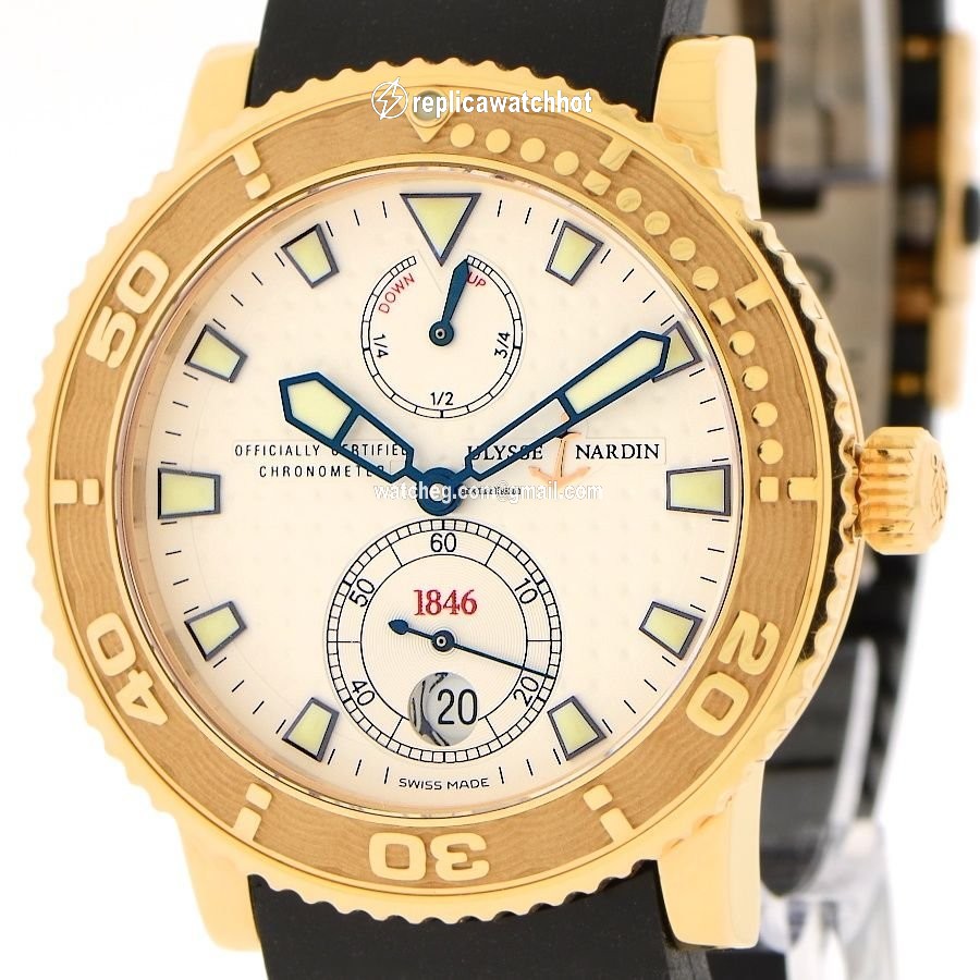 Ulysse Nardin Marine Mens watch Unisex Automatic Yellow gold 266-51