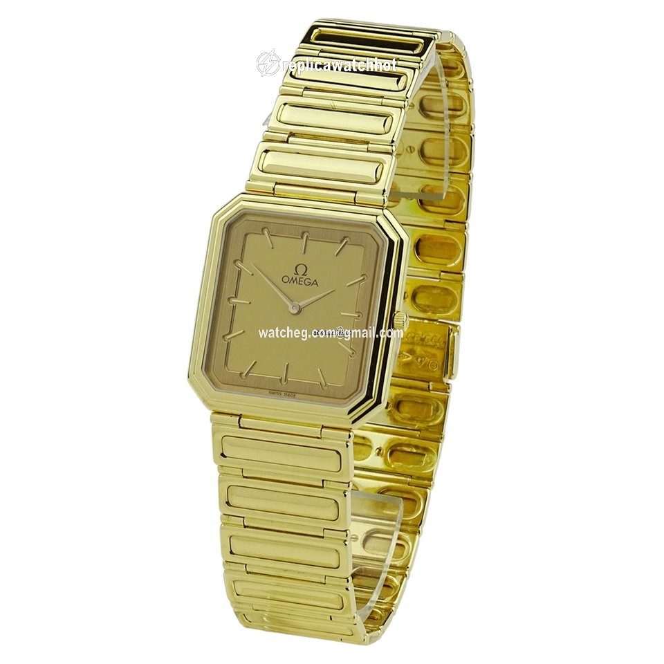 Omega Mens watch Unisex Quartz Yellow gold 395.935