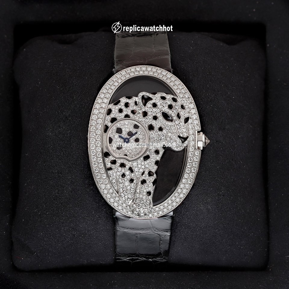 Cartier Panthere Womens watch Manual winding White gold hpi00656