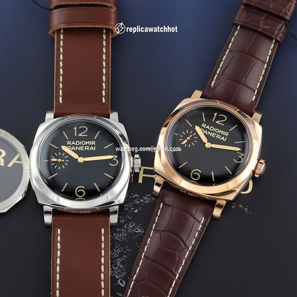 Panerai Special Editions Mens watch Unisex Manual winding Gold Steel pam00398 & pam0399