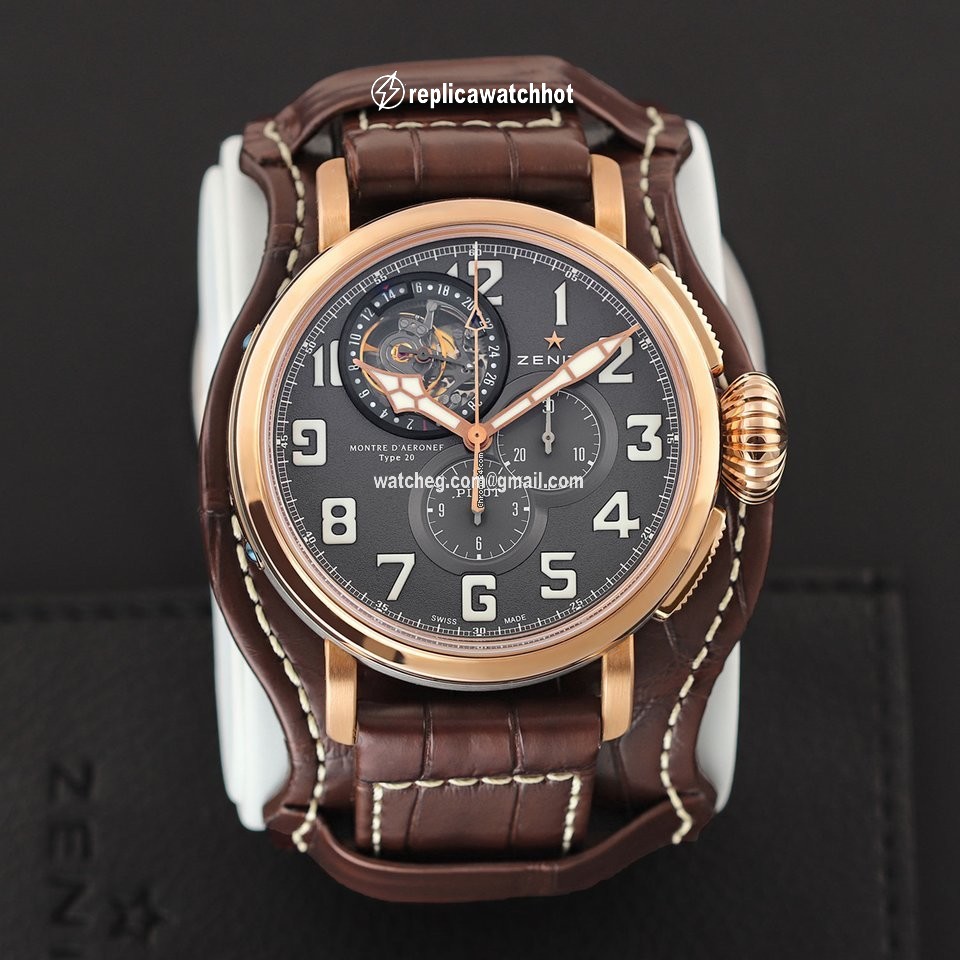 Zenith Pilot Type 20 Tourbillon Mens watch Unisex Automatic 87.2431c.4035 91.c742
