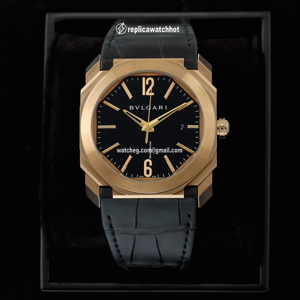 Bulgari Octo Mens watch Unisex Automatic Rose gold 101963 bgop41bgld
