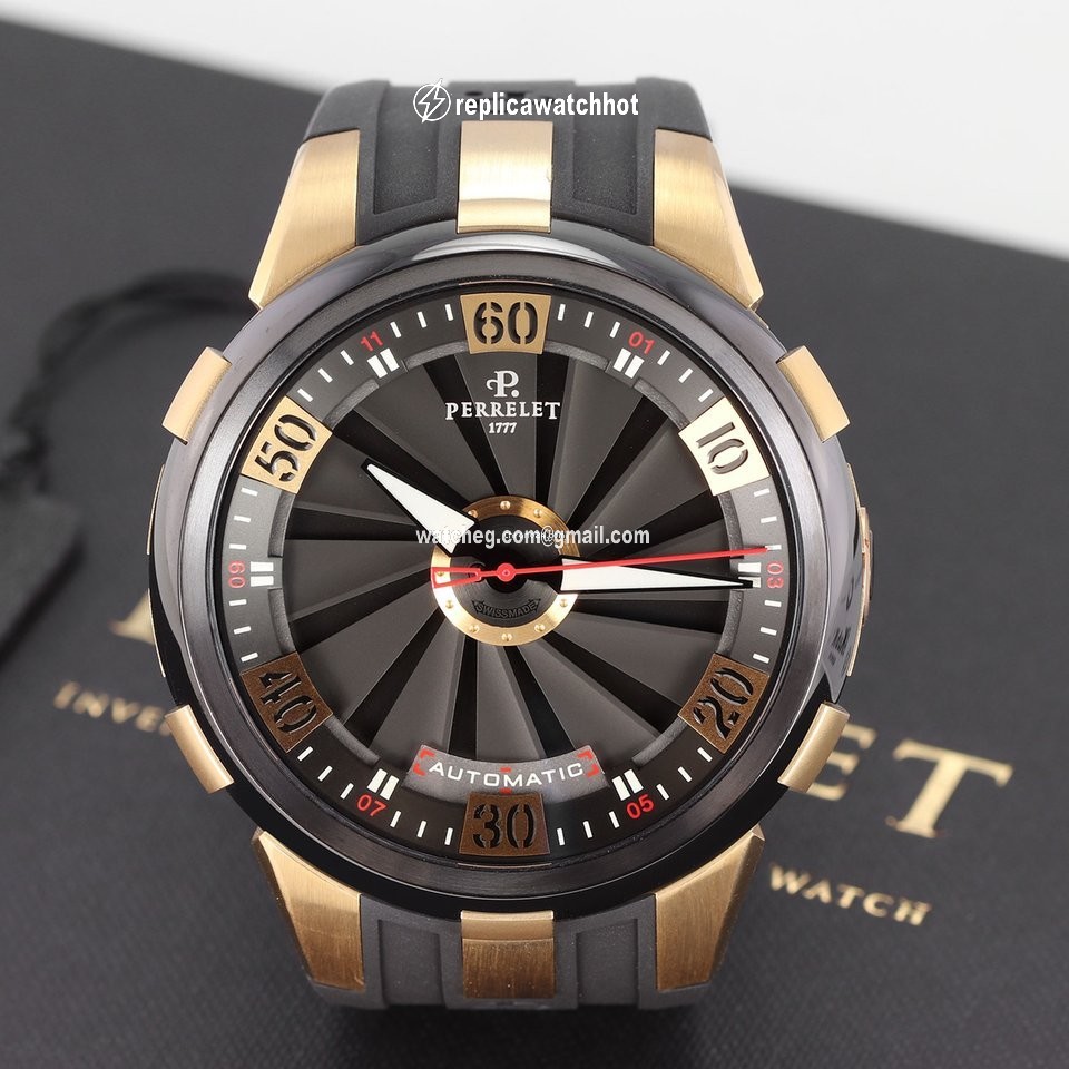 Perrelet Turbine Mens watch Unisex Automatic Rose gold a3027 1