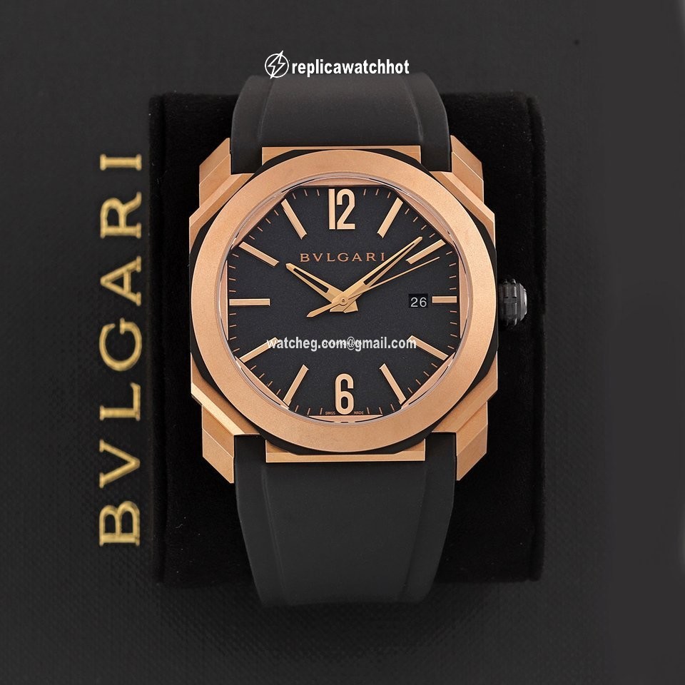 Bulgari Octo Mens watch Unisex Automatic Rose gold 103203