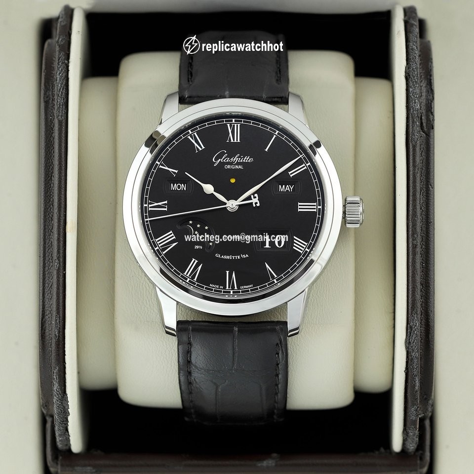 Glashtte Original Senator Perpetual Calendar Mens watch Unisex Automatic Steel 100-02-25-12-05