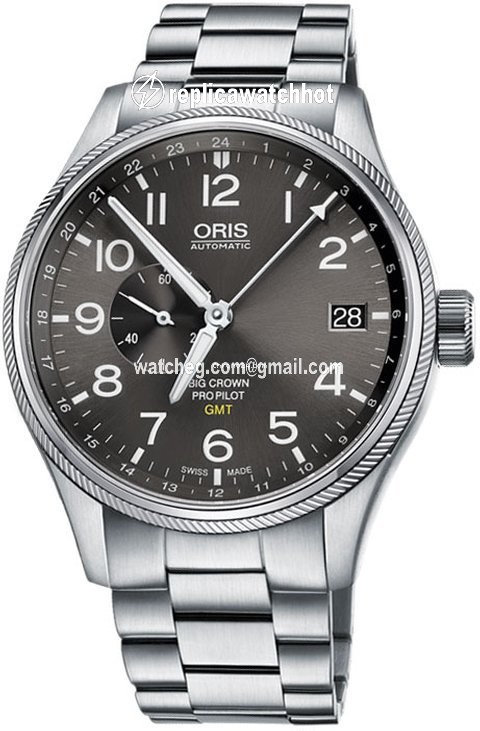 Oris Big Crown ProPilot GMT Mens watch Unisex Automatic Steel 01 748 7710 4063-07 8 22 19
