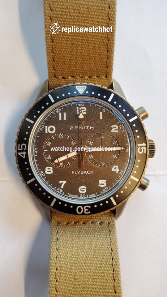 Zenith Pilot Mens watch Unisex Automatic Bronze 29.2240.405 18.C801