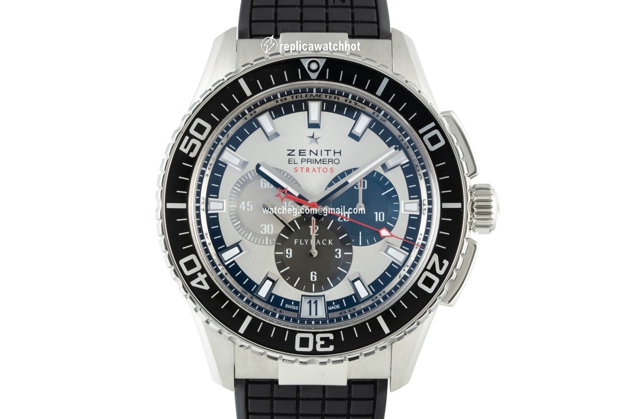 Zenith El Primero Stratos Flyback Mens watch Unisex Automatic Steel 03.2066.405