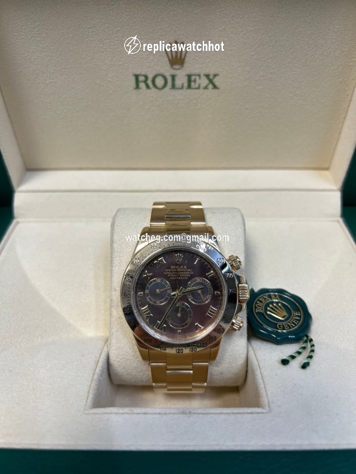 Rolex Daytona Mens watch Unisex Yellow gold Automatic 116508NG