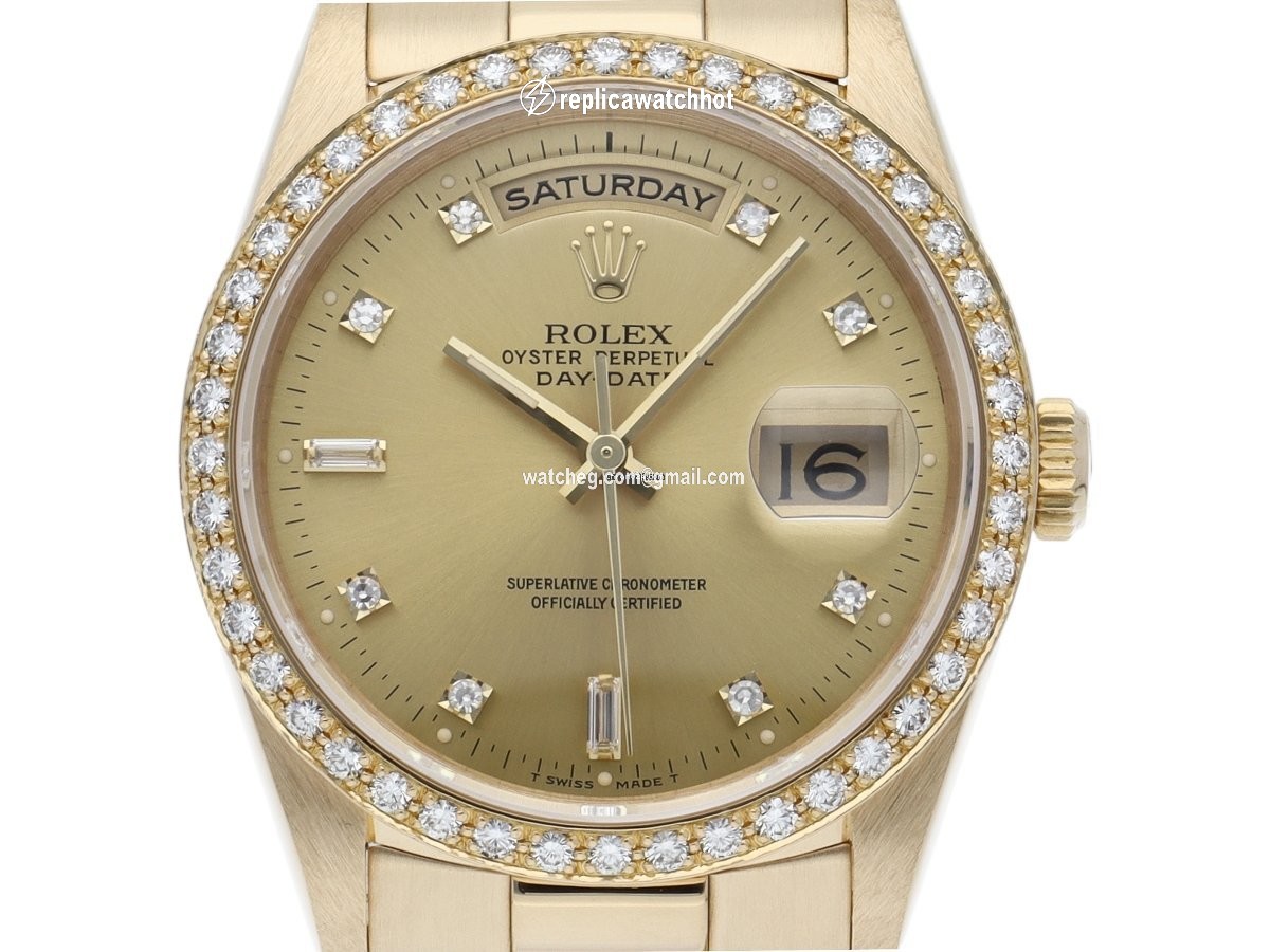 Rolex Day-Date 36 Mens watch Unisex Yellow gold Automatic 18348A