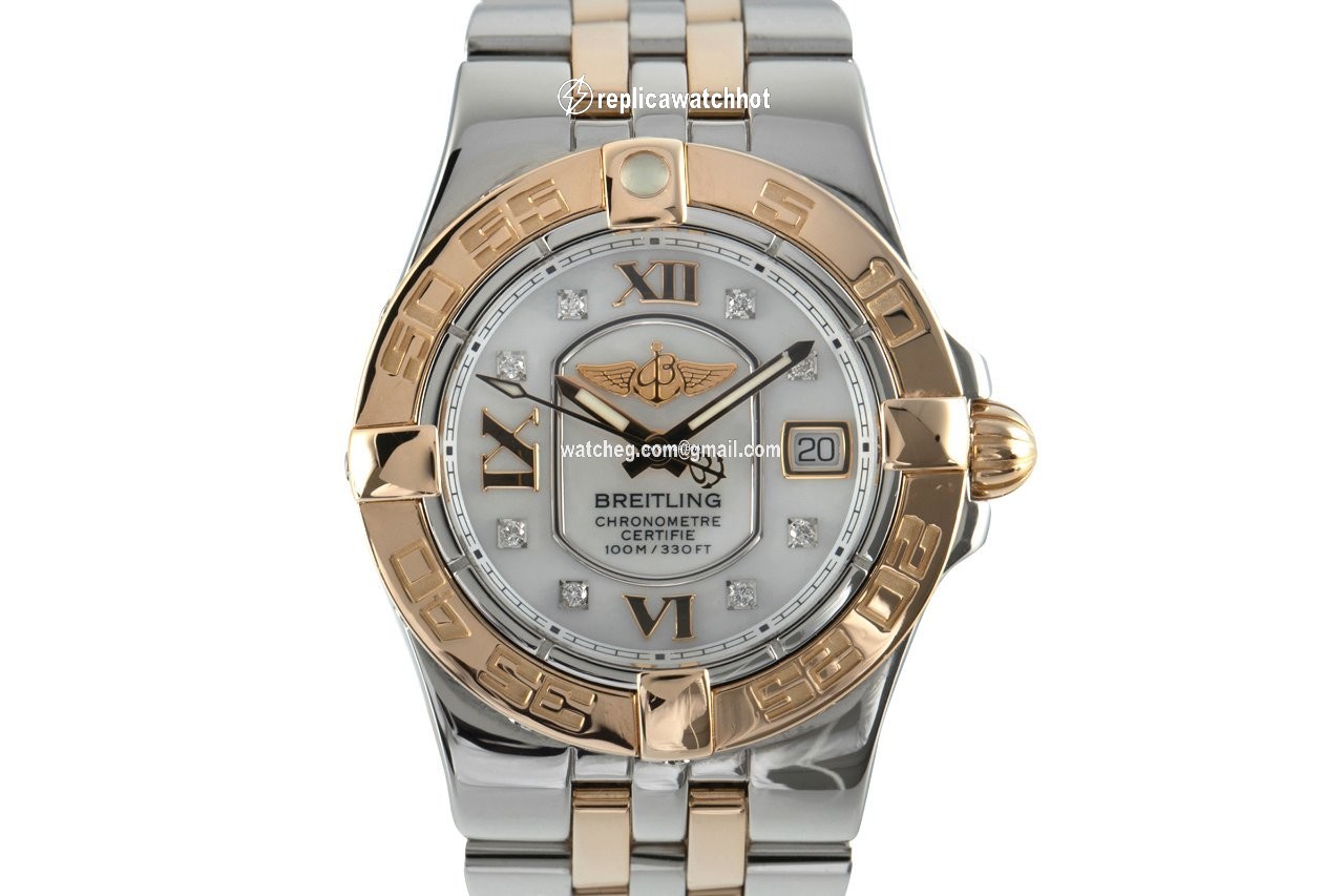 Breitling Galactic 30 Womens watch Quartz Gold Steel C71340