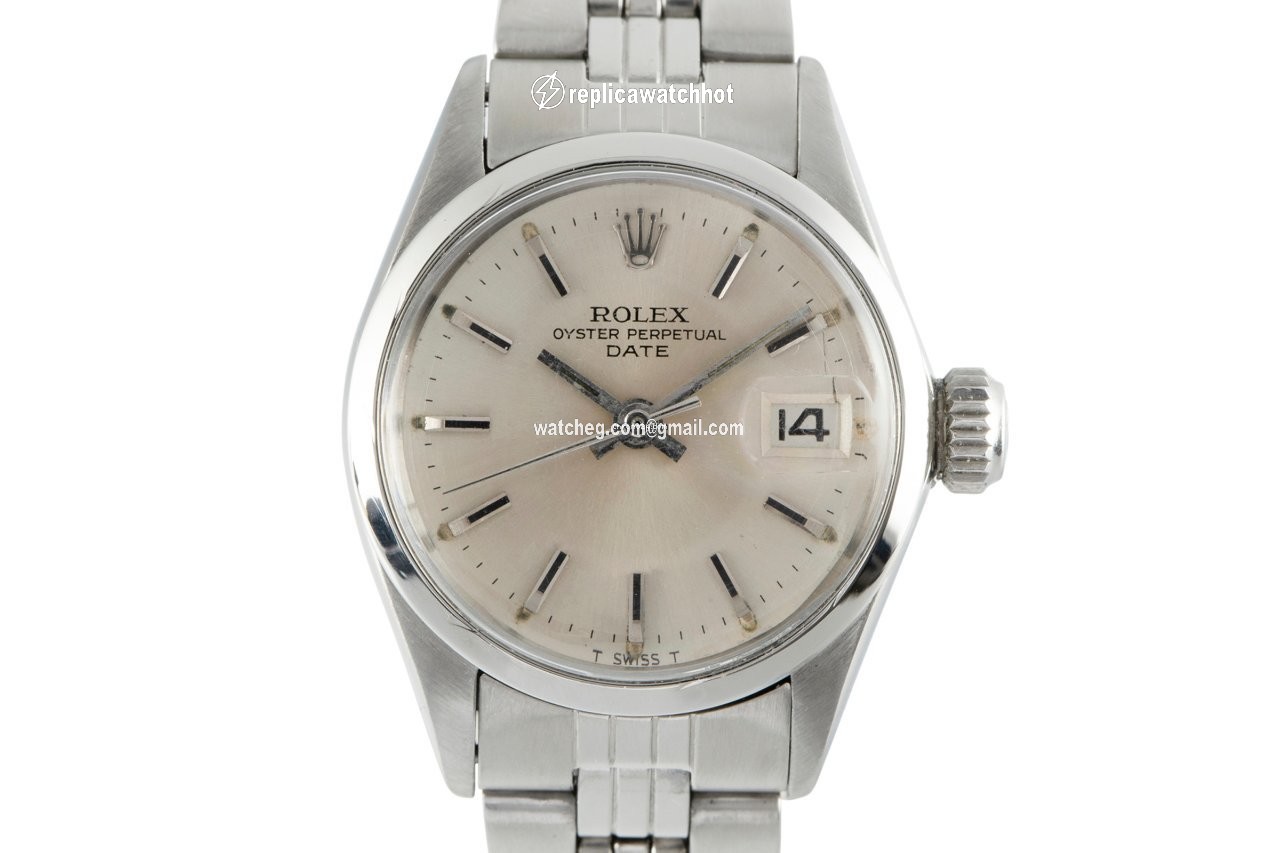 Rolex Oyster Perpetual Lady Date Womens watch Steel Automatic 6516