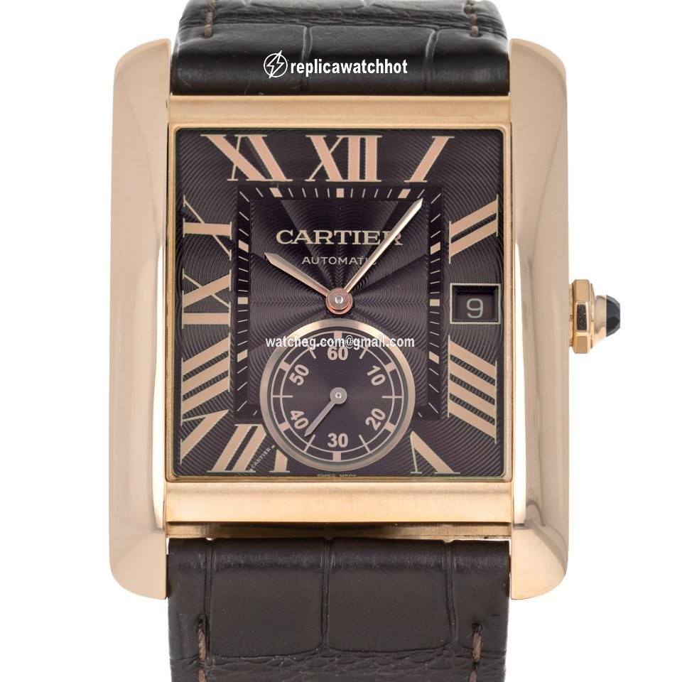 Cartier Tank MC Mens watch Unisex Automatic Rose gold W5330002  3590