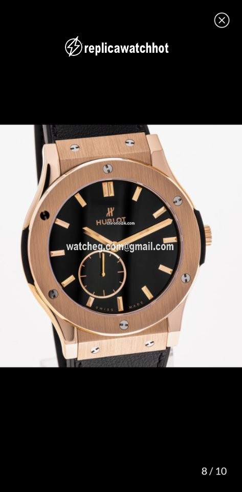 Hublot Classic Fusion Ultra-Thin Mens watch Unisex Manual winding Rose gold 515.OX.1280.LR