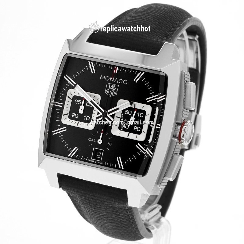 TAG Heuer Monaco Calibre 12 Mens watch Unisex Steel CAL2113