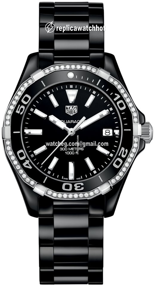 TAG Heuer Aquaracer Lady Womens watch Quartz Ceramic WAY1395.BH0716