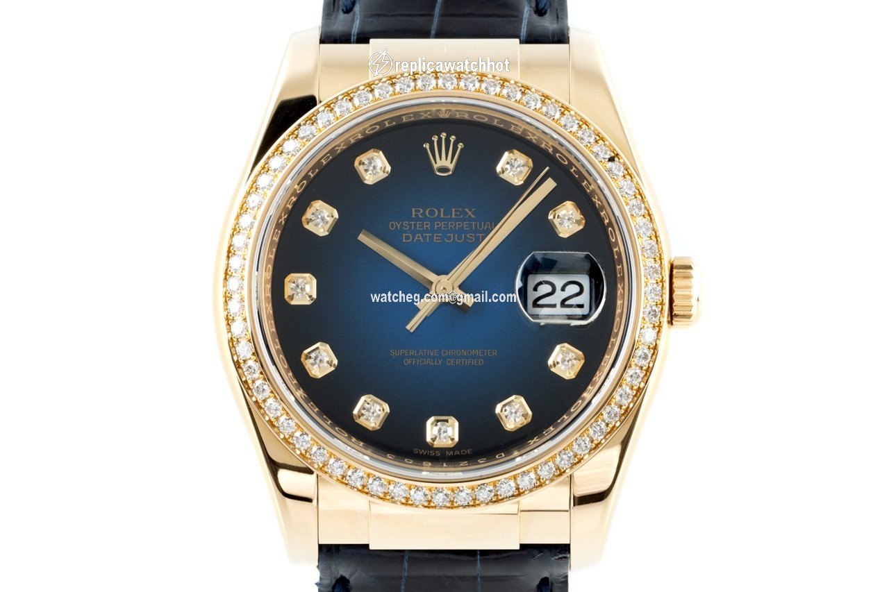 Rolex Datejust 36 Mens watch Unisex Yellow gold Automatic 116188