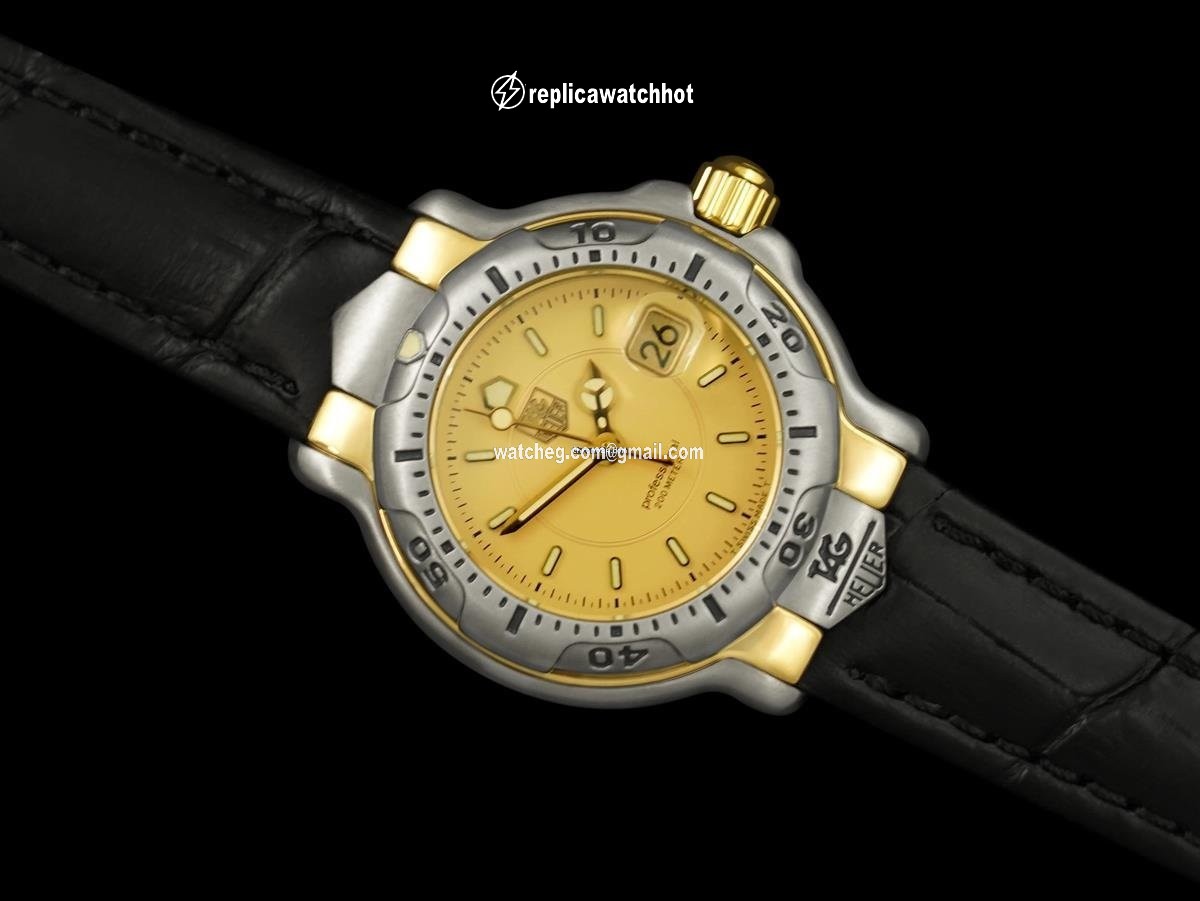 TAG Heuer 6000 Womens watch Quartz Gold Steel 8290