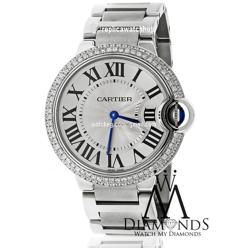 Cartier Ballon Bleu 36mm Mens watch Unisex Automatic Steel W69011Z4