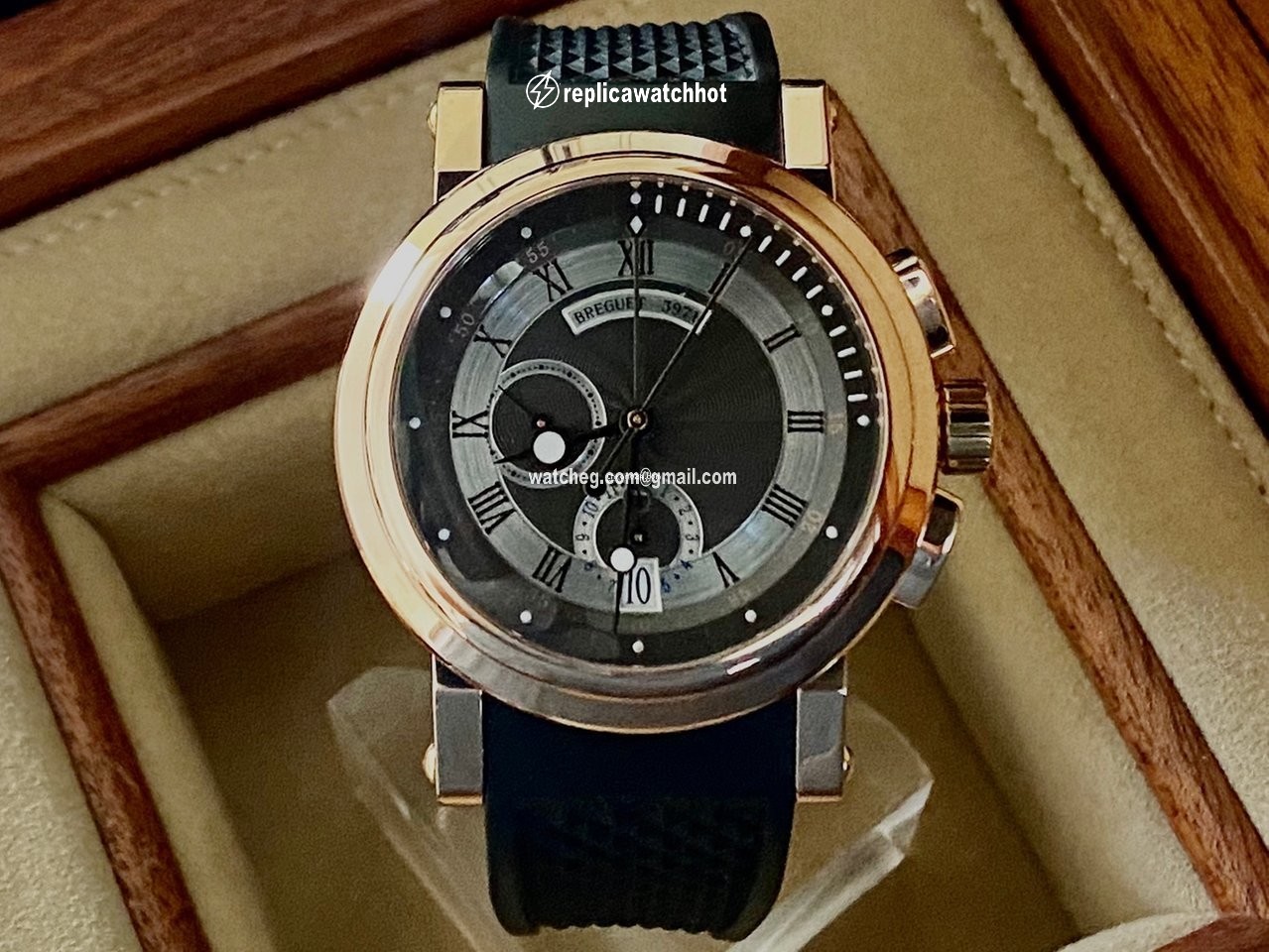 Breguet Marine Mens watch Unisex Automatic Rose gold 5827BR Z2 5ZU