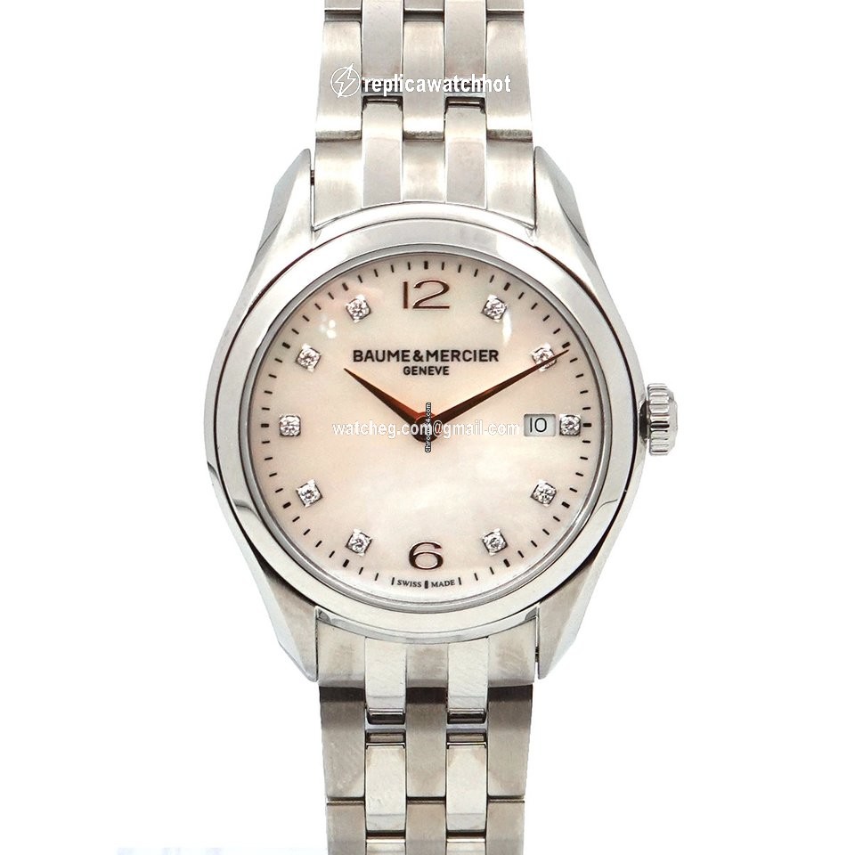 Baume & Mercier Clifton Womens watch Quartz Steel MOA10176