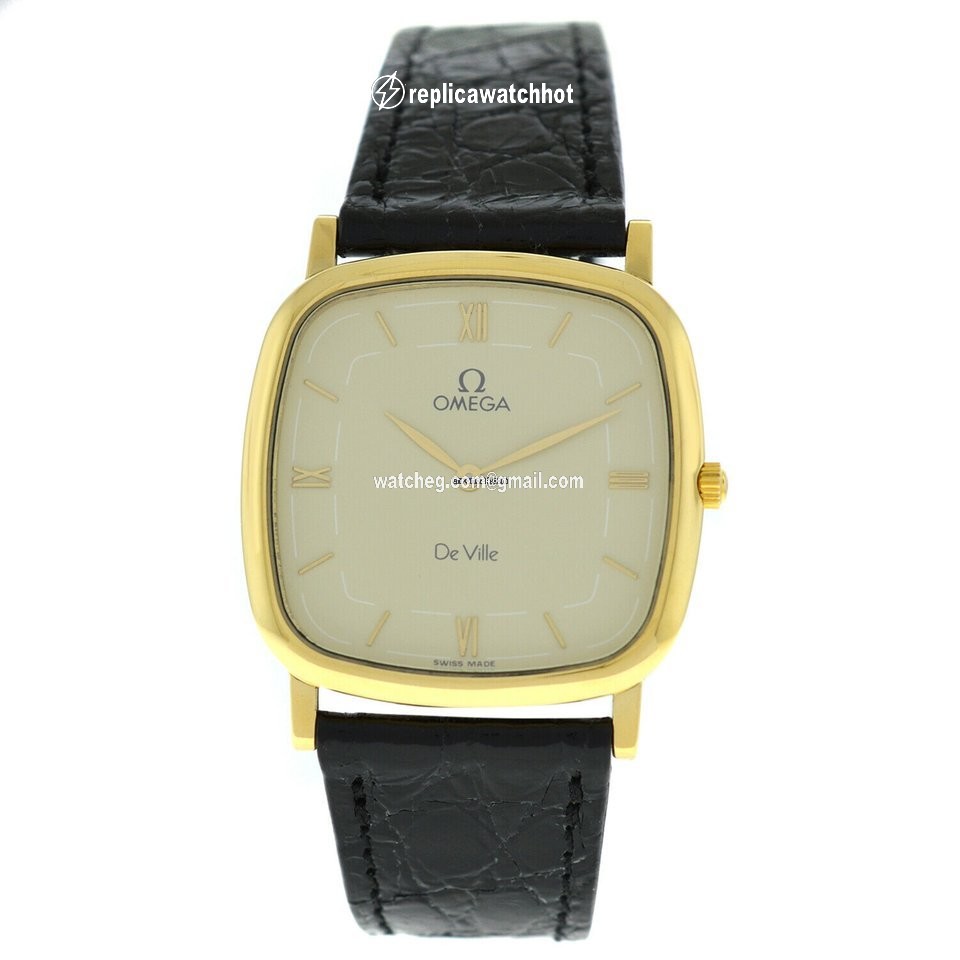 Omega De Ville Mens watch Unisex Quartz Yellow gold 1953378 3953378