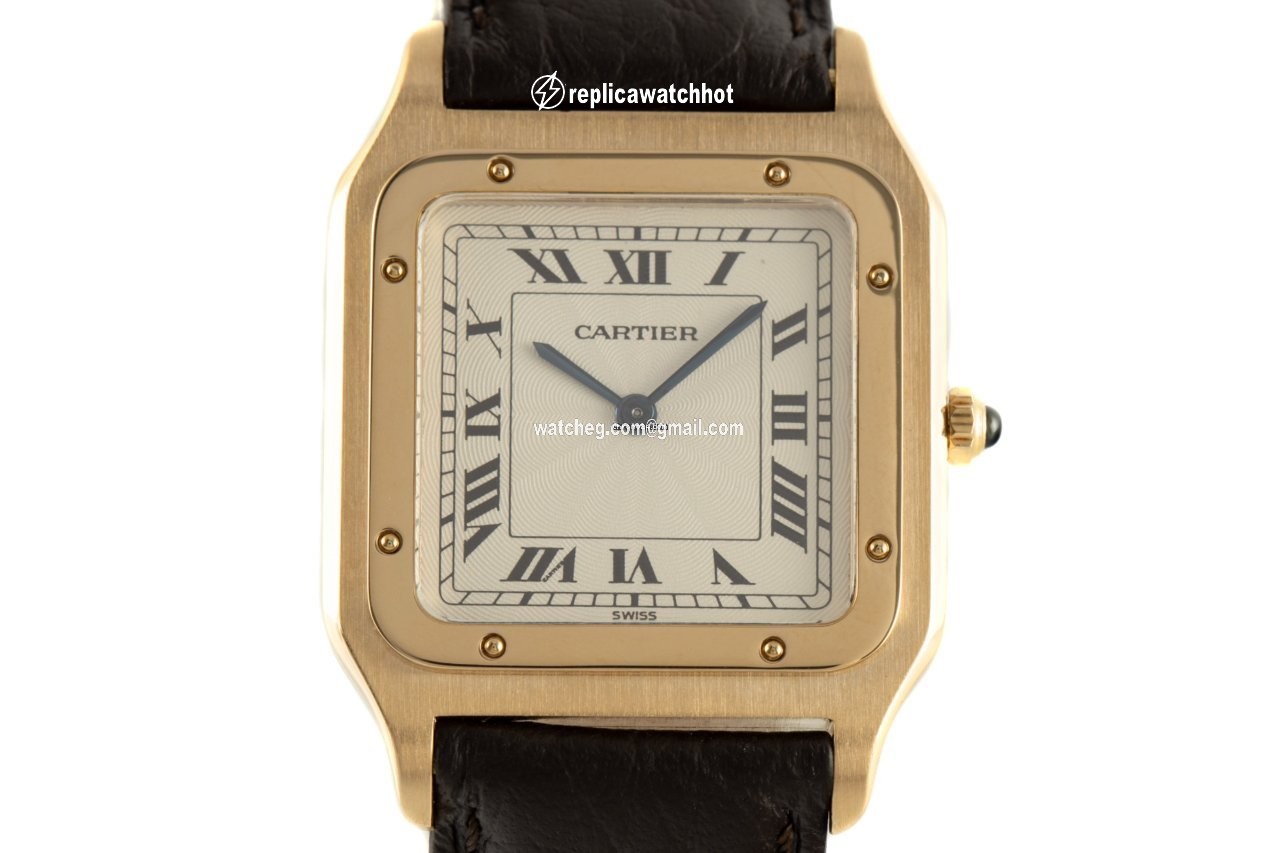 Cartier Santos Dumont Mens watch Unisex Manual winding Yellow gold 1575