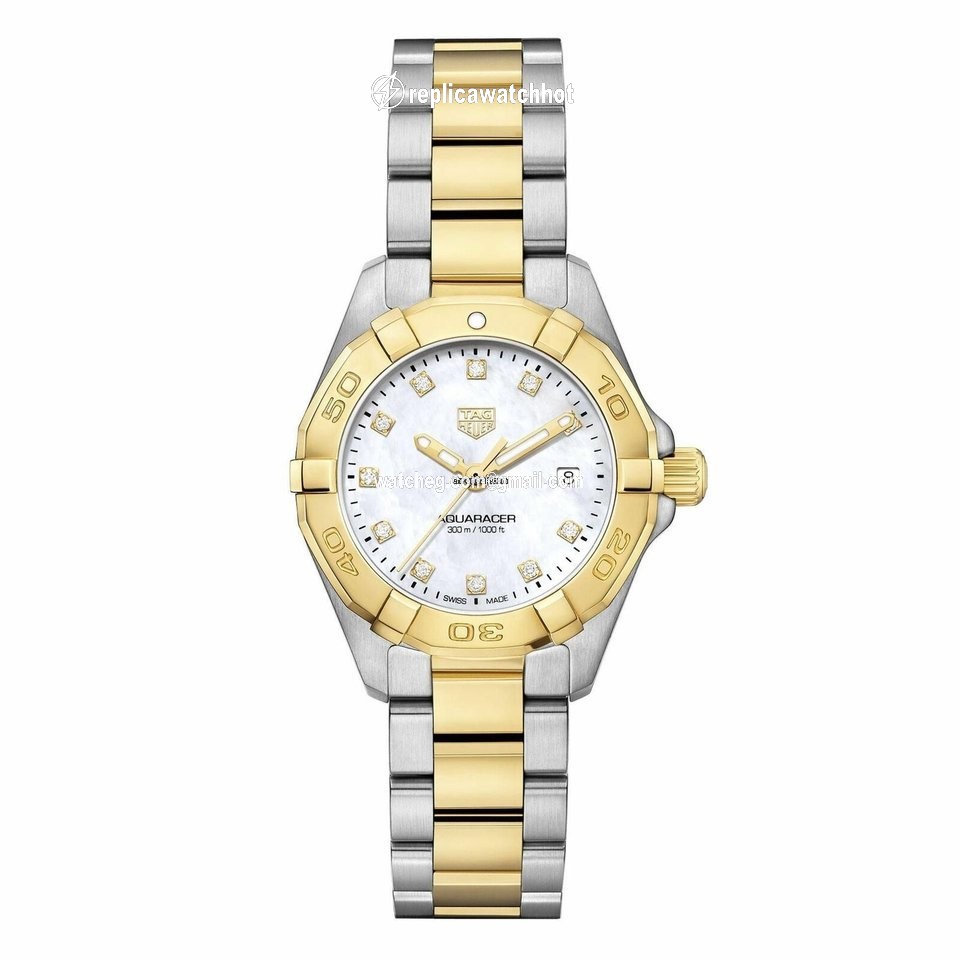 TAG Heuer Aquaracer Lady Womens watch Quartz Gold Steel WBD1422.BB0321