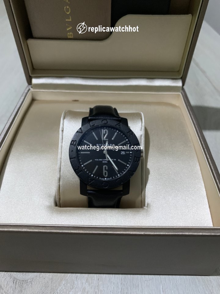 Bulgari Mens watch Unisex Automatic Carbon 101823
