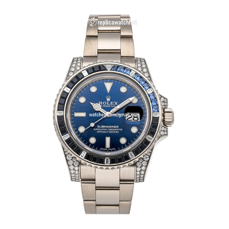 Rolex Submariner Date Mens watch Unisex White gold Automatic 116659SABR-0001