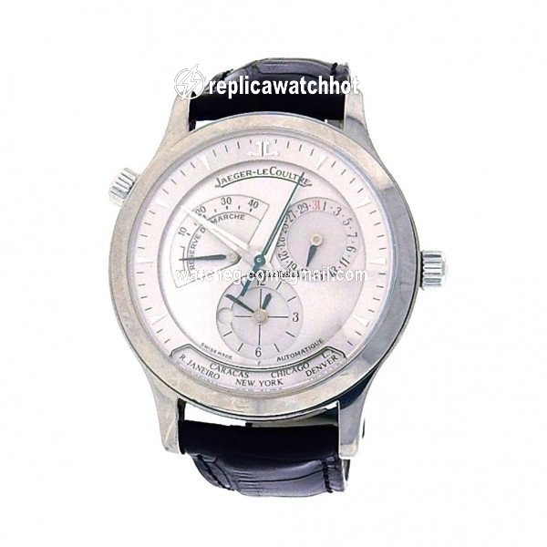 Jaeger-LeCoultre Master Geographic Mens watch Unisex Automatic White gold 142.3.92
