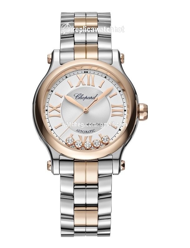 Chopard Happy Sport Womens watch Automatic Gold Steel 278608-6002