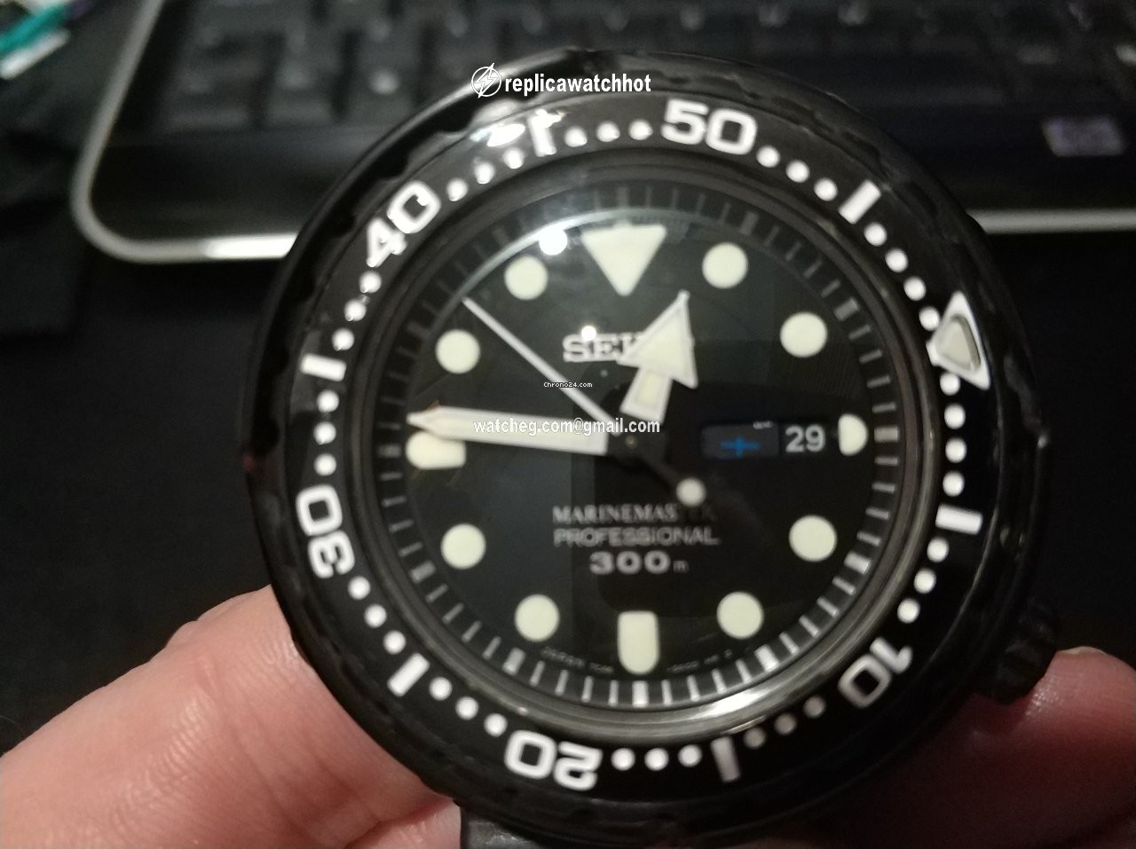 Seiko Marinemaster Mens watch Unisex Quartz Steel SBBN035