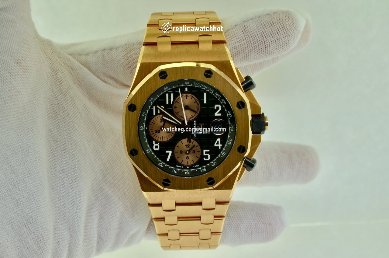 Audemars Piguet Royal Oak Offshore Chronograph Mens watch Unisex Automatic Rose gold 26470OR.OO.1000OR.03