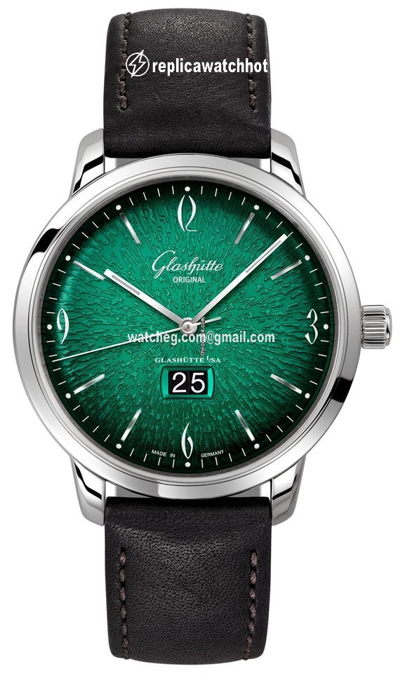 Glashtte Original Sixties Panorama Date Mens watch Unisex Automatic Steel 2-39-47-04-02-04