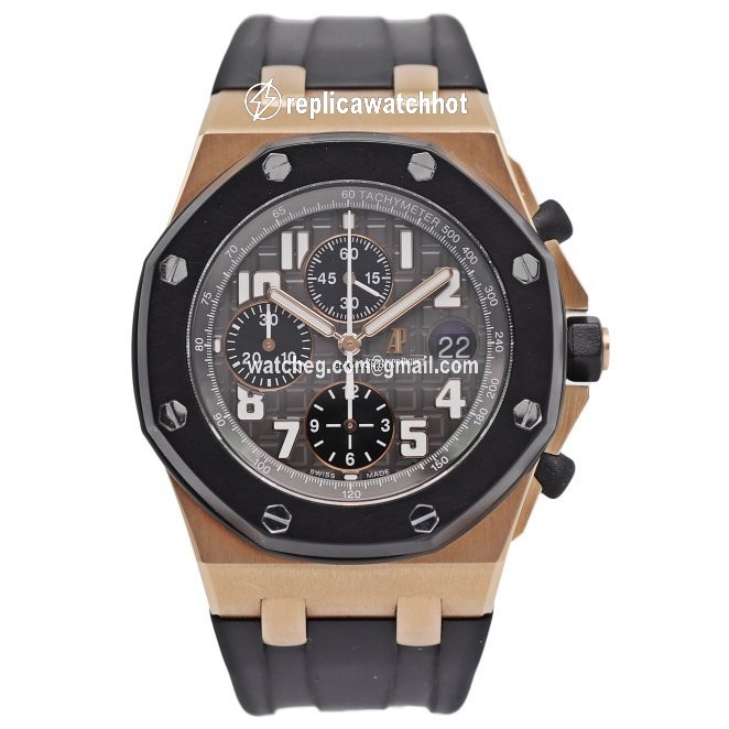 Audemars Piguet Royal Oak Offshore Chronograph Mens watch Unisex Automatic Rose gold 25940OK.OO.D002.CA.01
