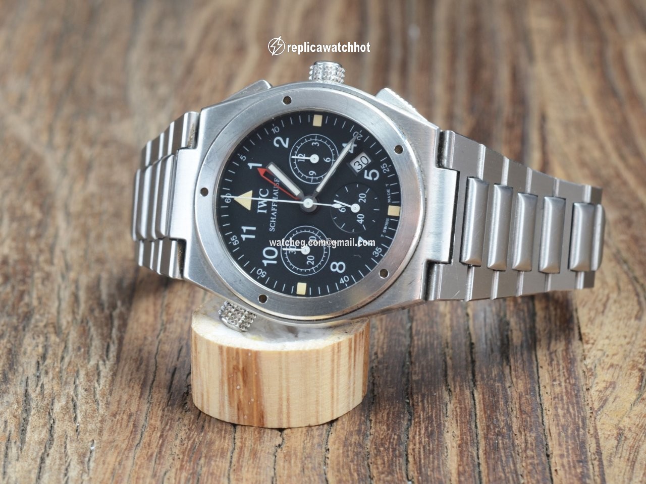 IWC Ingenieur Chronograph Mens watch Unisex Quartz Steel IW3805
