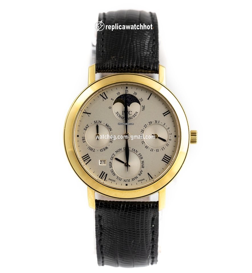 IWC Portofino Mens watch Unisex Manual winding Yellow gold IW2050