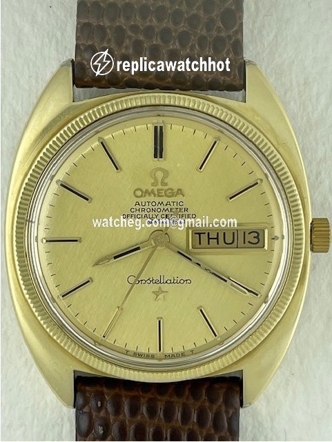 Omega Constellation Day-Date Mens watch Unisex Automatic Gold Steel CD 168-029