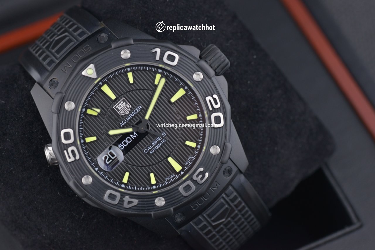 TAG Heuer Aquaracer 500M Mens watch Unisex Automatic Titanium waj2180.ft6015