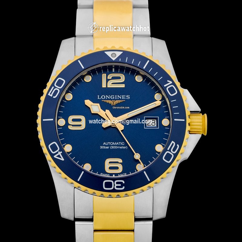 Longines HydroConquest Mens watch Unisex Automatic Yellow gold L37813967