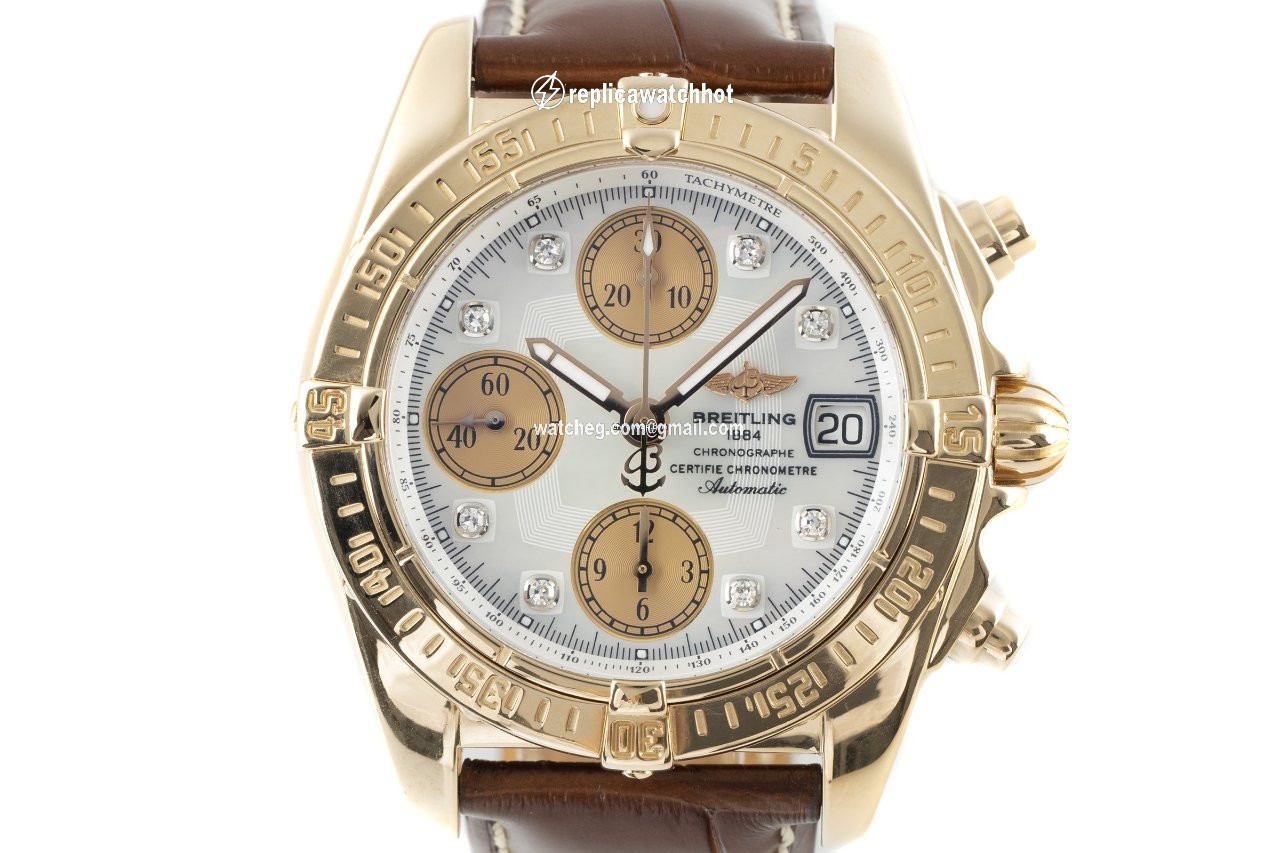Breitling Chrono Cockpit Mens watch Unisex Automatic Red gold H13358