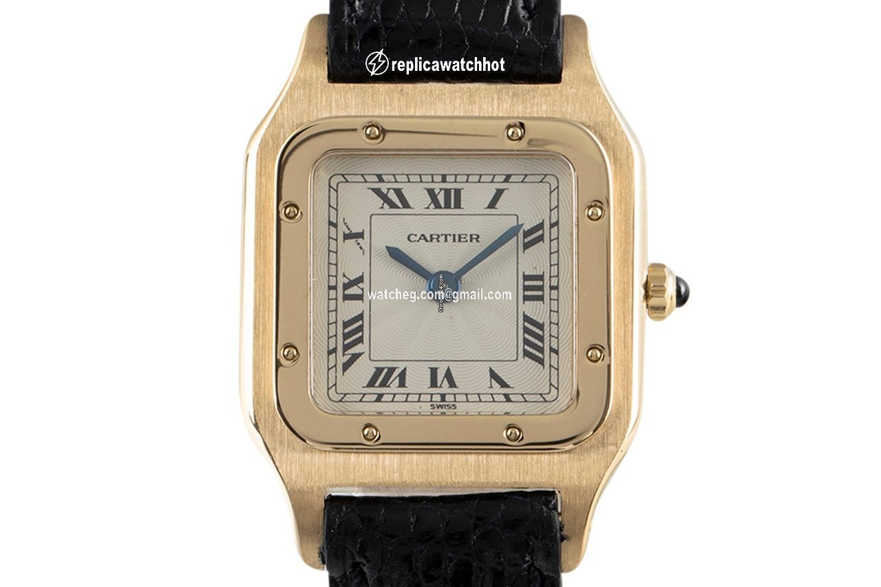 Cartier Santos Dumont Womens watch Manual winding Yellow gold 8210