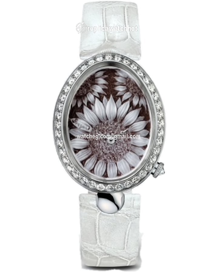 Breguet Reine de Naples White gold 8958BB 51 974 D00D3L