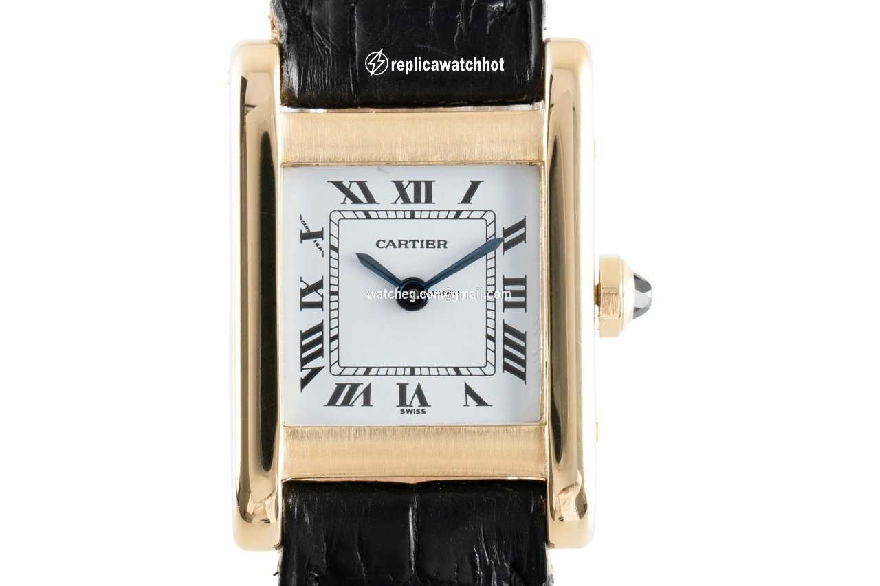 Cartier Tank Womens watch Manual winding Yellow gold 78093