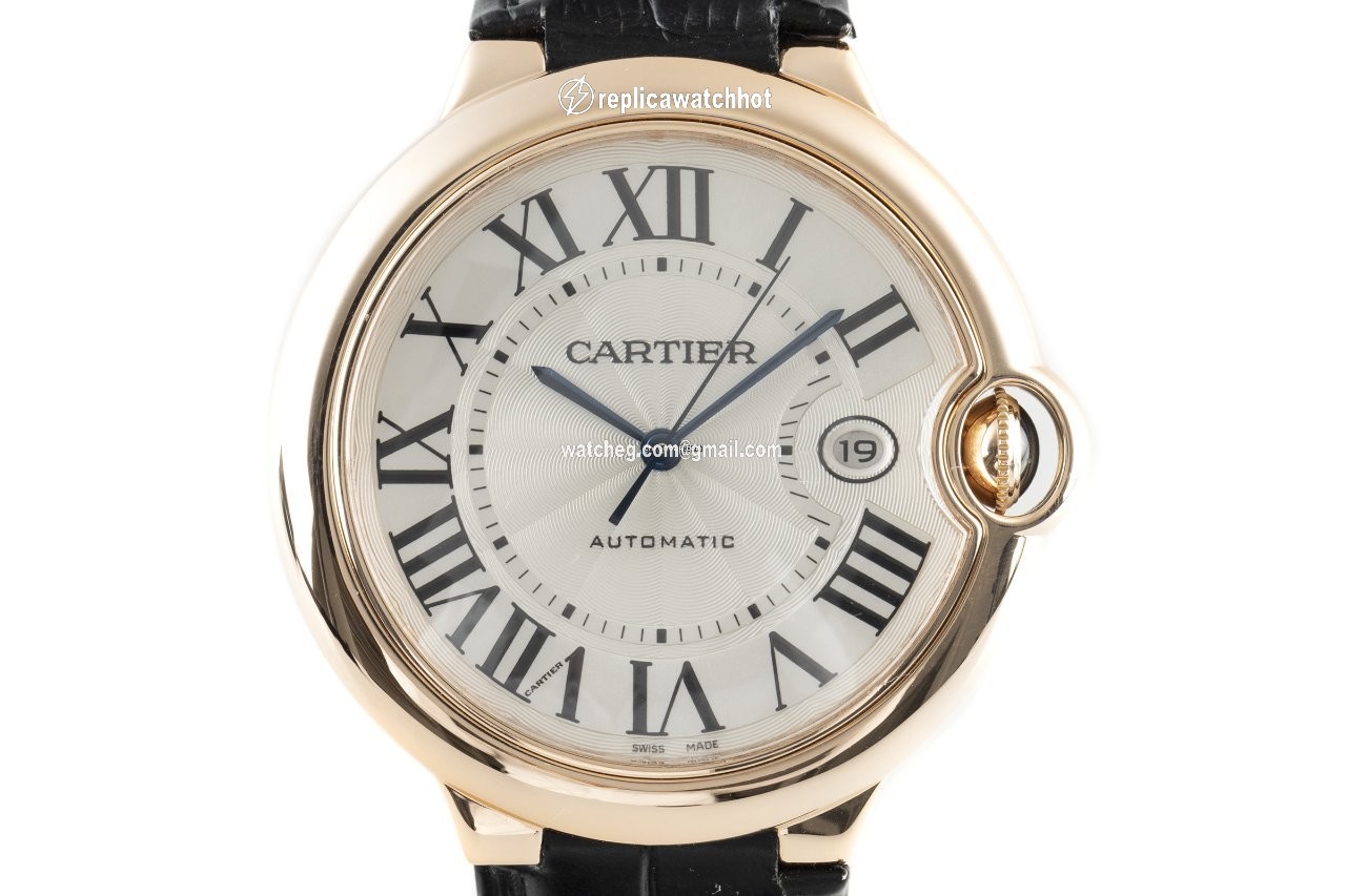 Cartier Ballon Bleu Mens watch Unisex Automatic Red gold 2999