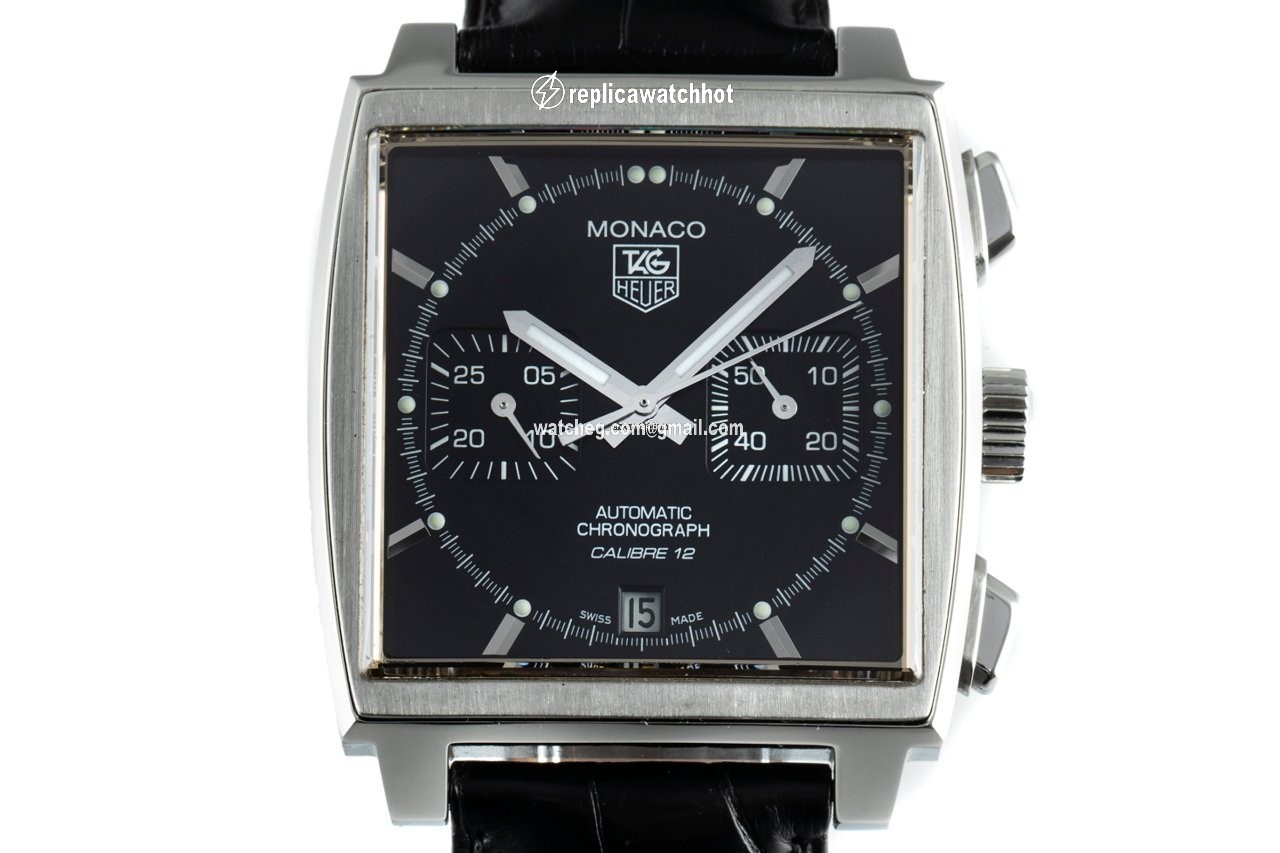 TAG Heuer Monaco Calibre 12 Mens watch Unisex Automatic Steel CAW2110